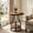 Brown Black, variant on Fnova 23" Round End Table, Modern 2-Tier Side Table with Storage and Metal Frame, Small Bedside Table for Living Room, Bedroom, Brown Black
