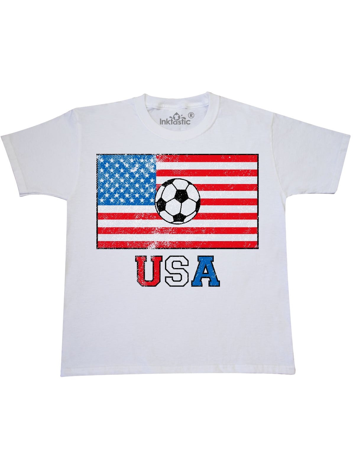 Inktastic USA Soccer Toddler T-Shirt American America United States Futbol Fan