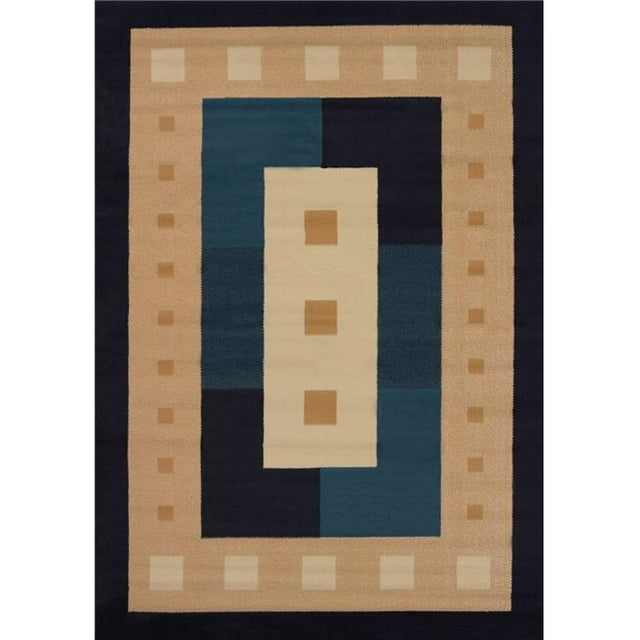 United Weavers 940 36864 24 1 ft. 10 in. x 3 ft. Manhattan Time Square Accent Rug, Navy