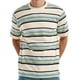 thumbnail image 1 of Tops para hombre, blusas y camisas de cuello redondo y manga corta para hombre, top casual de verano para hombre, top/camisa de cuello redondo y manga corta con solapa y estampado a rayas para hombre,, 1 of 2
