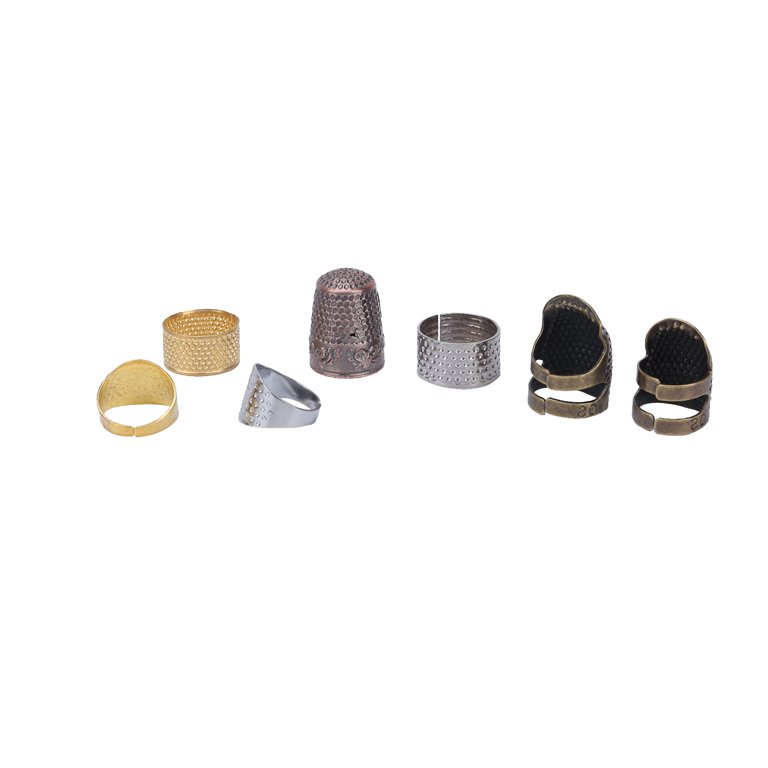 Sewing Thimbles Finger Thimble Sewing Thimbles WearResistant Durable DIY  Metal Finger Protector For Sewing Embroidery Knitting Quilting 