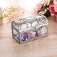 thumbnail image 2 of Mini cajas de dulces delicadas plateadas, perfectas para bodas y baby showers (juego de 12), 2 of 8
