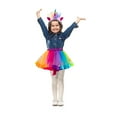 thumbnail image 5 of KAKOWELY 1 juego de falda de cosplay para niña, tocado de unicornio, disfraz de unicornio para niña, tutú decorativo para niña, 5 of 5