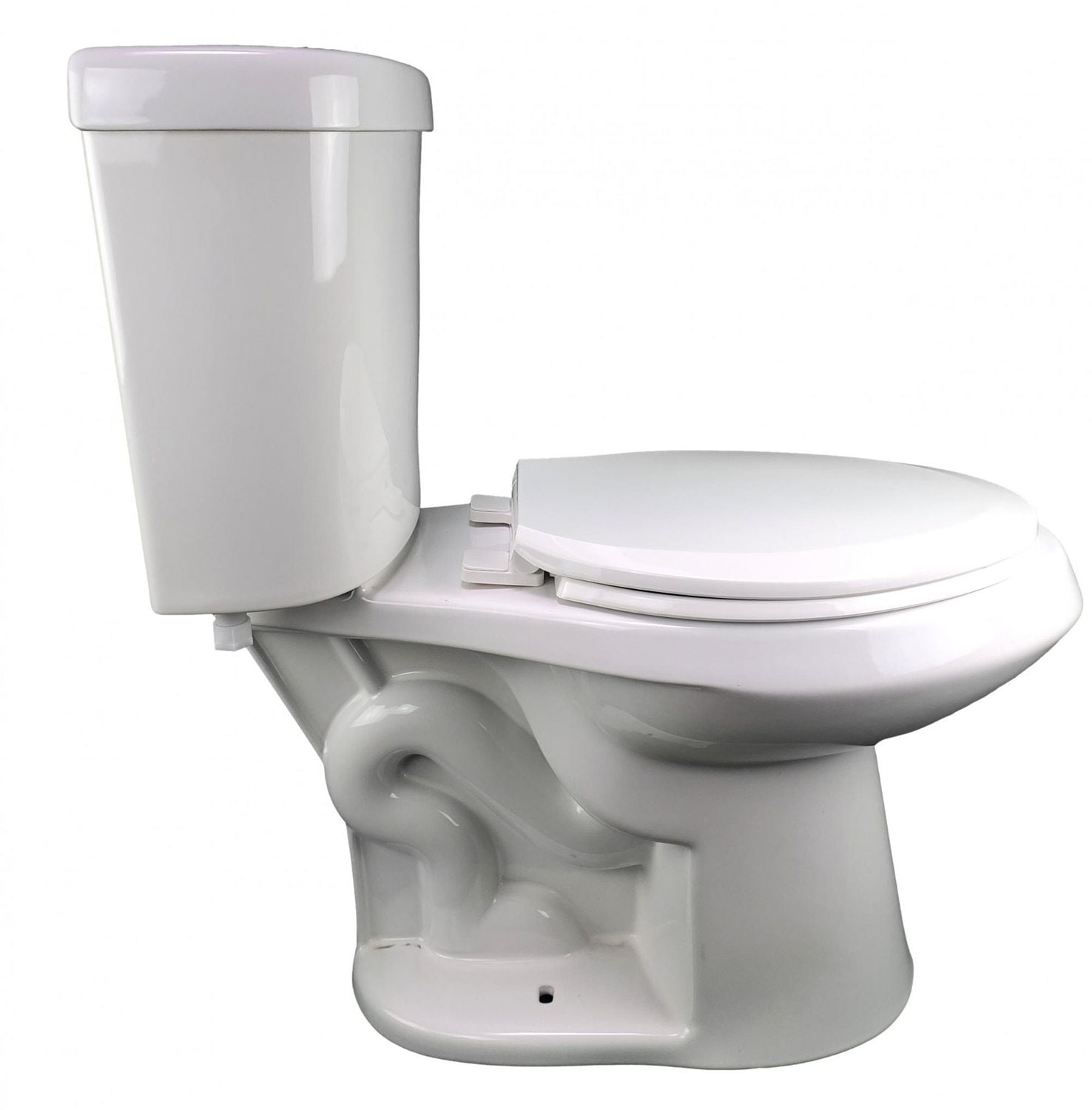 CUPC Certified Two Piece Toilet White Dual Flush Comfort