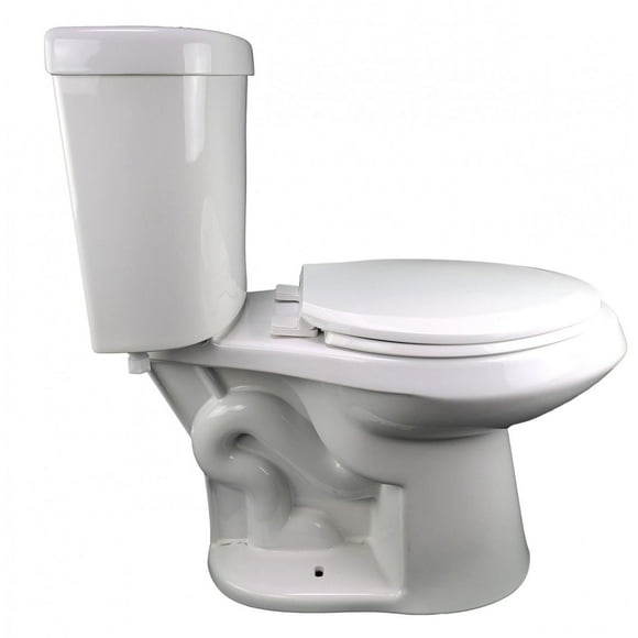 CUPC Certified Two Piece Toilet White Dual Flush Comfort Height AI-34879