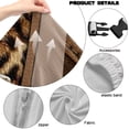 thumbnail image 7 of Pzuqiu Cat Gaming Chair Cover Easy to Install Backrest and Armrest Protector Slipcovers Leopard-Print Cat Scratch Proof Office Chairs Protector 4 Piece, 7 of 7