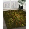 thumbnail image 3 of Ahgly Company Machine Washable Indoor Rectangle Transitional Dark Bronze Brown Area Rugs, 5' x 7', 3 of 7