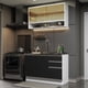 thumbnail image 1 of Cocina Integral Completa Modular Madesa Glamy 120cm BN 03, 1 of 5