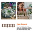 thumbnail image 5 of Miniature Small Fencing DIY Fairy Garden Mini House Garden Decoravie Fence, 5 of 6