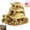 Large - D, variant on Pyrite Tortoise Inspired Decor, Gold Tortoise Desk Decor, Symbol of Stability & Prosperity Feng Shui Inspired Decor