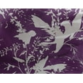 thumbnail image 4 of oneOone Georgette Viscose Purple Fabric Leaves Sewing Craft Projects Fabric Prints By Yard 42 Inch Wide, 4 of 4
