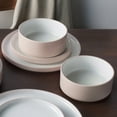 thumbnail image 6 of Noritake ColorTex Stone Blush Set of 4 Stax Cereal Bowls, 6 of 7