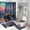 Ship-3, variant on Fantasy Ship Print Shower Curtain Set 4-Set Night Scene Moonlight Bathroom Decor Set Magical Includes Floor Mat ,Toilet Cover Mat ,U-Mat ,Shower Curtain with 12 Hooks,72inx72in