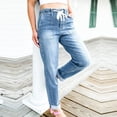 thumbnail image 3 of Womens Wide Leg Yoga Pants High Waist Tummy Control Loose Comfy Lounge Trousers Bootcut Drawstring Workout Leggings, 3 of 7