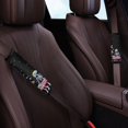 thumbnail image 3 of Chririnla Skull Mushroom Seat Belt Pad 2-Pack Car Seat Belt Pads Easy On Off Thick Suitable for Truck Vans, 3 of 8
