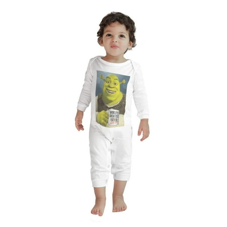 

Shrek Baby Crawler Boy Girl Rompers Bodysuit Long Sleeve Jumpsuit Playsuit One Piece Outfit Clothes