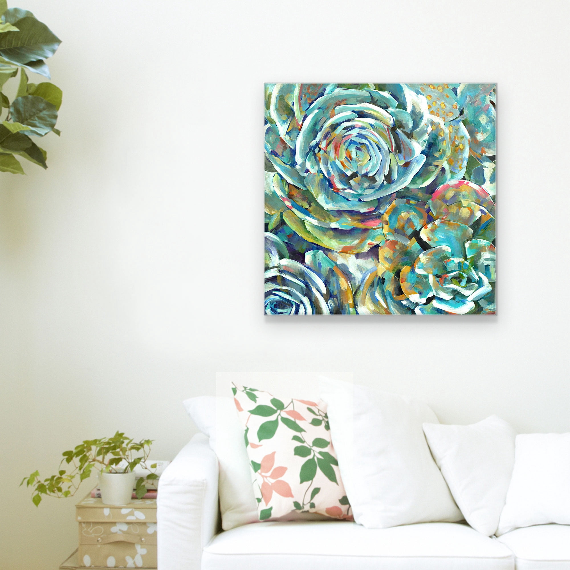 Desert Bloom Soft by Frank Parson Wrapped Canvas Painting Art Print