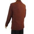 thumbnail image 6 of Men's Zacchi Sport Coat Patch Elbow Chenille Velveteen Bryan Rust 74529, 6 of 7