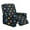 Black-Paws Bone, variant on Kuiaobaty Leopard Flower Print Recliner Chair Cover that Stay in Place Easy Installation Reclining Sofa Slipcover Durable Recliner Couch Cover Reclining Slipcover with Side Pocket for Pets