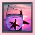 thumbnail image 3 of Cuadros Decorativos Playa Cristal Estampado Punto de Cruz 11CT Impreso DIY Bordado 40x40cm (D) Wdftyju embutido en tela, 3 of 9