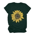 thumbnail image 2 of Camiseta de manga corta con estampado floral para mujer Fridja zx2482, 2 of 5