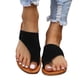 thumbnail image 2 of Sandalias de mujer de estilo nuevo de verano con parte inferior plana y puntera exterior Wmkox8yii  shjk6000, 2 of 6