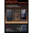 thumbnail image 2 of Funda SUPCASE para iPhone 17 Pro 6.3" con soporte magnético resistente, 2 of 9