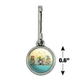thumbnail image 4 of Party Frogs Mardi Gras See No Evil Hear Speak Antiqued Charm Clothes Purse Suitcase Backpack Zipper Pull Aid, 4 of 5
