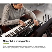 مفتاح إطلاق الابتكار 37 [mk3]: وحدة تحكم لوحة مفاتيح Midi المتكاملة - باللون الأسود