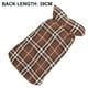thumbnail image 2 of Bienvenido Pet abrigo de algodón inglés a cuadros ropa para perros abrigo de algodón para perros pequeños, medianos y grandes, 2 of 5