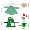 thumbnail image 3 of Gardener Theme Porch Gooses Decoration Costumes Set Outdoor Garden Gooses Dress Up Outfit For Porch Decoration, 3 of 6