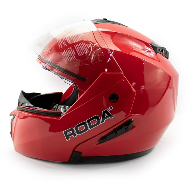 Casco abatible Roda Revenge Talla L Color Rojo ABS DOT