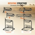 thumbnail image 3 of VEVOR Freestanding Saddle Stand 3 Tiers English and Western Saddle Rack, 3 of 9