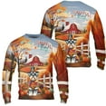 thumbnail image 3 of Thanksgiving Schnauzer Pilgrim Grateful, Thankful, Blessed Fall Welcome All Over Print 3D Sweatshirt Unisex Merch Miniature Schnauzer Dog Lover - 00021, 3 of 6
