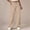 Khaki, variant on fnnxnal Girls High Waisted Wide Leg Baggy Jeans - Black Denim Pants for Kids 5-14,Size 13-14 T