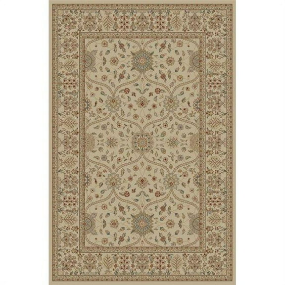 7 ft. 10 in. x 9 ft. 10 in. Jewel Voysey Tonel - Ivory