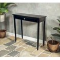 thumbnail image 2 of Casual Contemporary Living Modern Acacia Acacia Living Console Table, Black Matte, 2 of 11