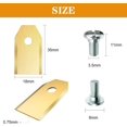 thumbnail image 3 of Set Of 30 Titanium Replacement Blades For Heilwiy All Husqvarn / Automower / Gardena, 3 of 5