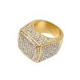 thumbnail image 7 of Charles Raymond Bling Bling Hip Hop Iced Out Luxury Men's Ring - 444, 7 of 7