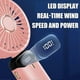 thumbnail image 2 of Rechargeable Fans with 5 Speeds,Battery Operated Mini Fan Foldable Desk Desktop Fans with LED Display for Home Office Bedroom Outdoor Travel, 2 of 5