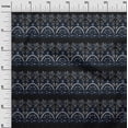 thumbnail image 2 of oneOone Viscose Chiffon Fabric Leaves & Floral Block Print Fabric BTY 42 Inch Wide, 2 of 4