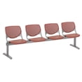 thumbnail image 2 of KFI Studios KOOL 4 Seat Reception Bench, Coral, 2 of 2