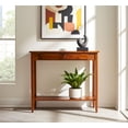 thumbnail image 3 of Fairway Avenue Home Solid Acacia Console Table with Drawer and Bottom Shelf, 3 of 7