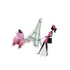 3 Piece Party In Paris Centerpiece Set, Pink/Black
