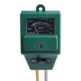 thumbnail image 2 of 3 in 1 Soil pH Meter Moisture Light Tester Gardening Tool for Plants Flowers Lawn No Battery Needed Green Galvanized Aluminum Tube, 2 of 5