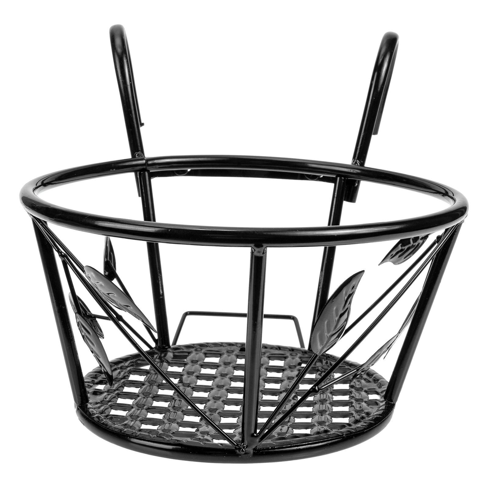 NUOLUX Holder Railing Planter Balcony Hanging Flowerpot Stand Planters Over Black Rail Baskets
