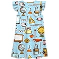 thumbnail image 6 of FYDUU Toddler Girls Back To School Dress Cute Print Sleeveless Summer Dresses Comfortable Casual Sundress First Day of School Outfit for Kids Girl 3-4 Years, 6 of 7