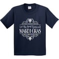 thumbnail image 3 of Inktastic Let the Good Times Roll Mardi Gras Youth T-Shirt, 3 of 5