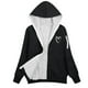 thumbnail image 4 of HongQid Women's Sherpa Plus Size Casual Fuzzy Hoodies Sweatshirt Long Sleeve Full Zipper Track Tops Athletic Jackets with Pockets, 4 of 4