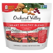 ORCHARD VALLEY HARVEST Heart Healthy Blend, 1 oz Packs, 8 Ct, 8 oz, Non-GMO